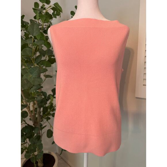 Banana Republic Ribbed Sleeveless Boatneck Sweater Size S - Picture 1 of 7